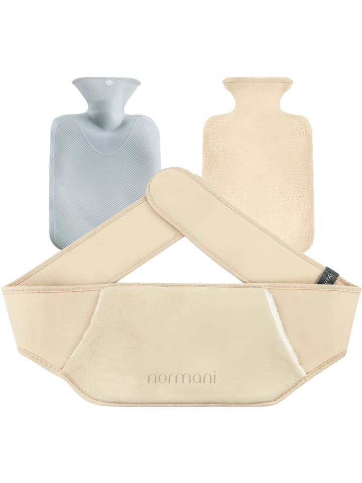 normani Wärmflasche mit Gürtel extra groß Ninilchik in Beige günstig kaufen 140 cm