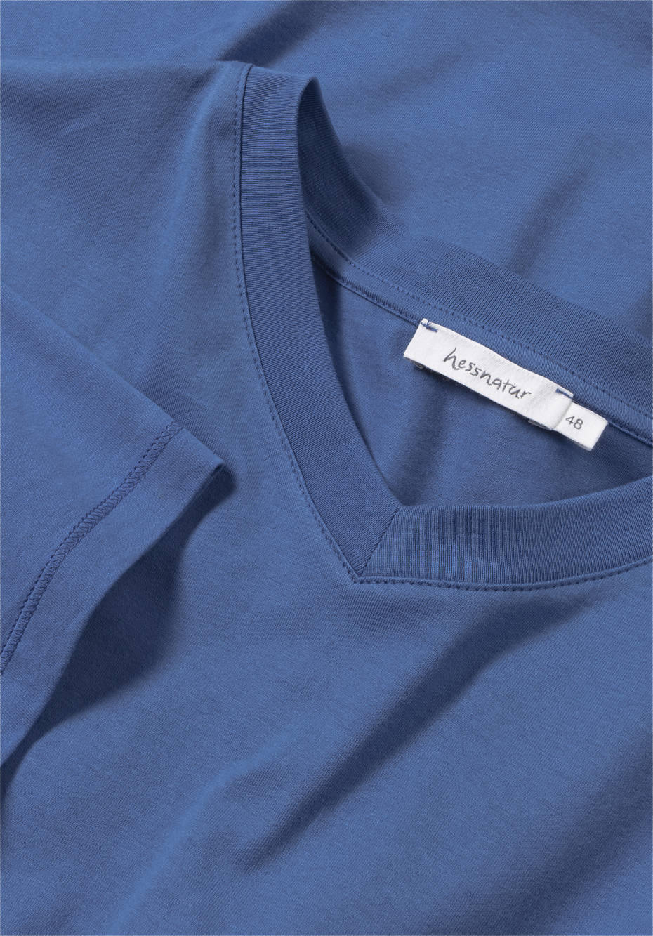 V-Shirt Regular aus reiner Bio-Baumwolle