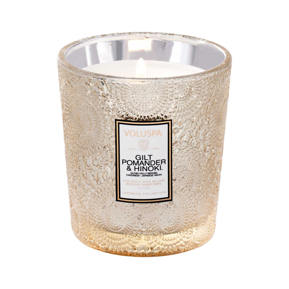 voluspa Gilt Pomander Classic Candle BOUGIE