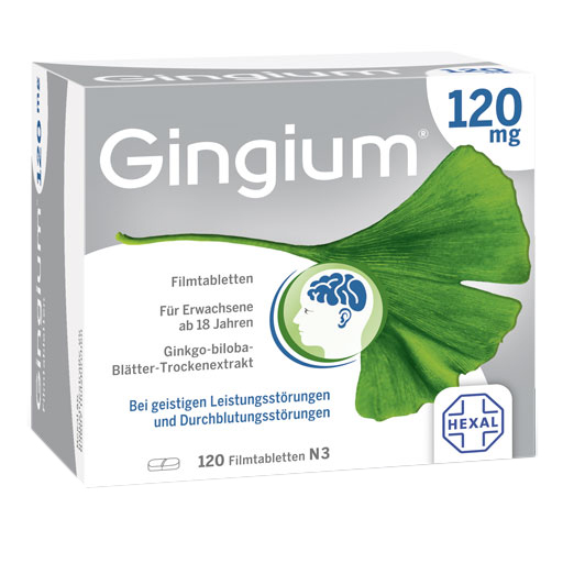 GINGIUM 120 mg Filmtabletten  120 St  Filmtabletten