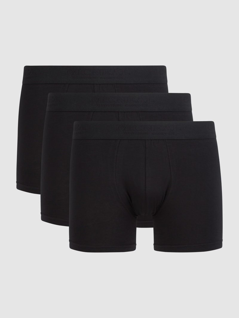 Trunks mit Stretch-Anteil im 3er-Pack in schwarz