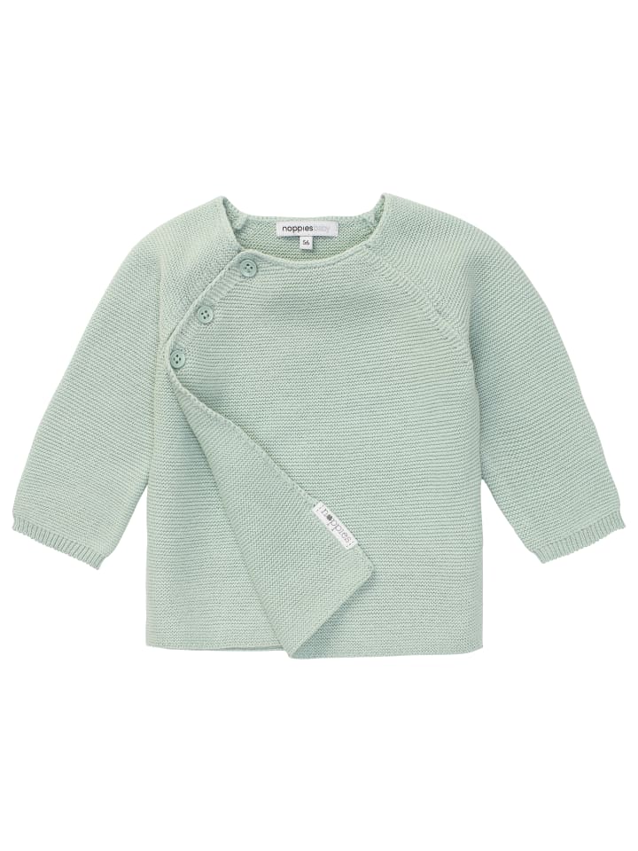 Noppies Strickjacke Pino in Grey Mint günstig kaufen