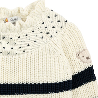 Pullover GOTS, beige für Mädchen