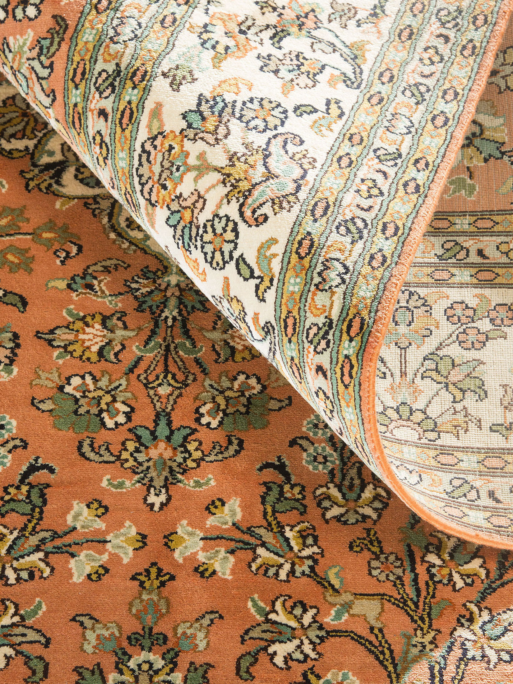 Kaschmir Seide 18/18 ca. 156 x 214 cm, Unikat / Einzelstück
