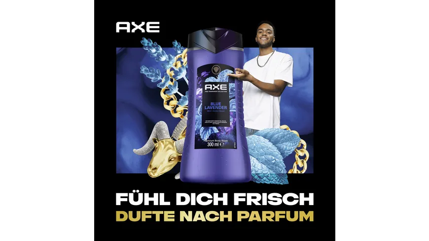AXE Duschgel 3in1 Blue Lavender 300 ml