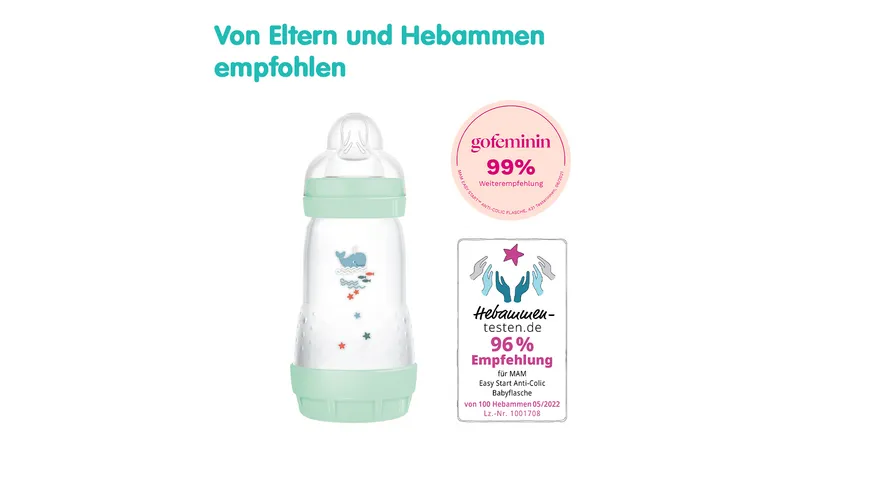MAM Easy Start Anti-Colic, 260 ml, Wal