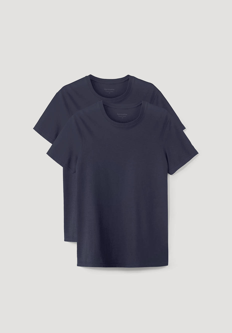 Basic T-Shirt Regular aus reiner Bio-Baumwolle im 2er-Pack