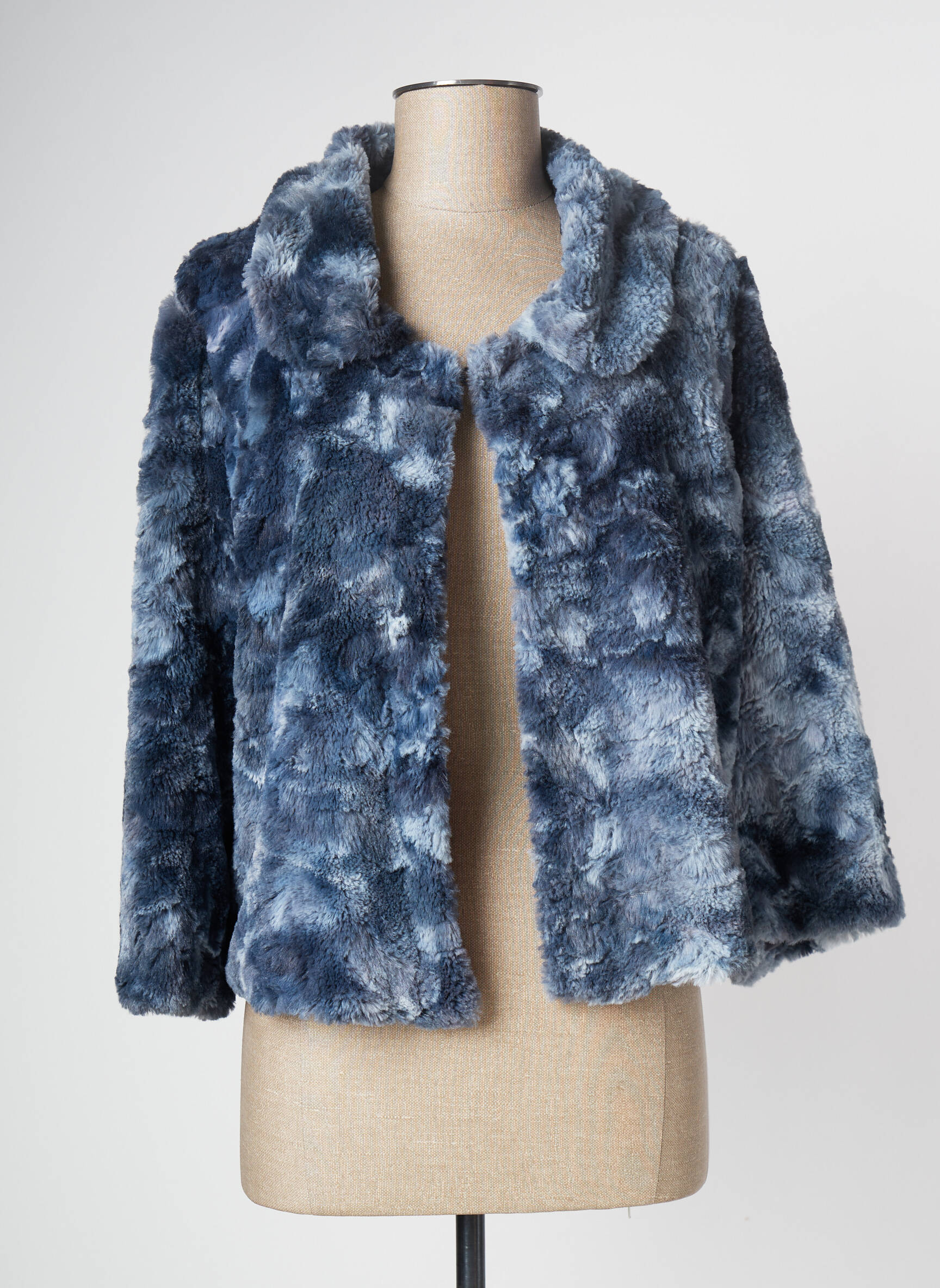 Meri Esca Manteaux Courts Femme couleur bleu