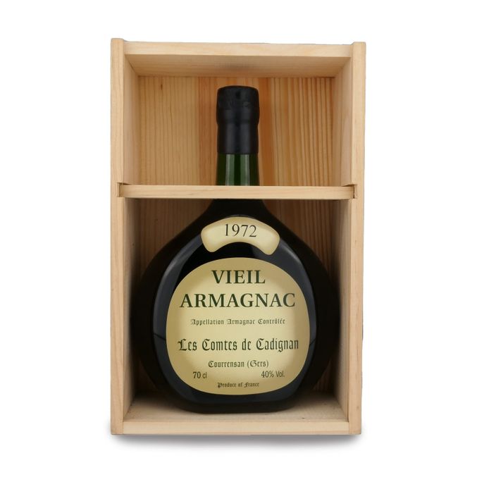 1972 Vieil-Armagnac Les Comtes de Cadignan 0,7L