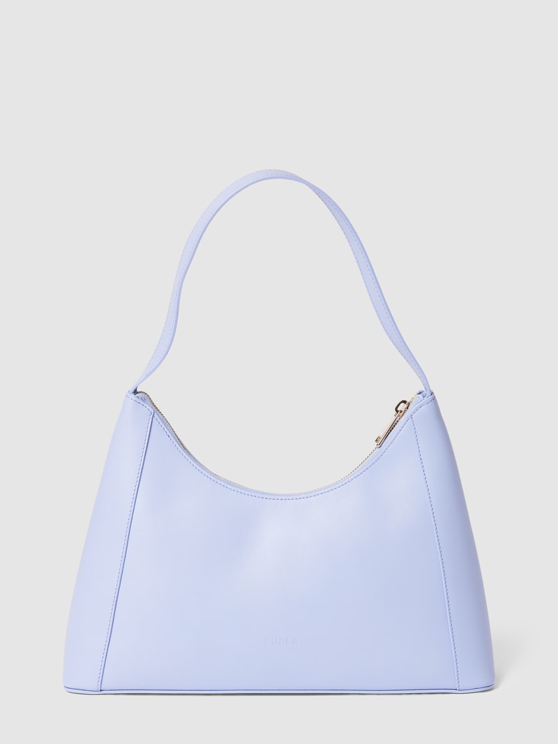 Hobo Bag mit Label-Applikation Modell 'DIAMANTE' in flieder
