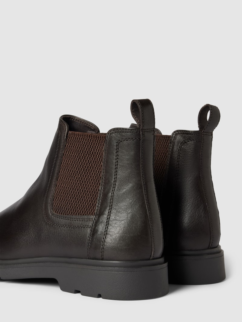 Chelsea Boots mit Strukturmuster Modell 'SPHERICA' in dunkelbraun