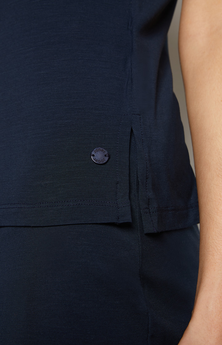 Loungewear Spitzen-Top in Midnight