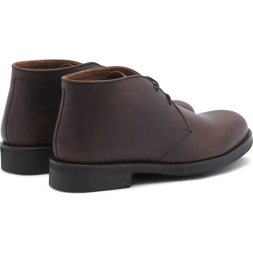 Lottusse Braune Kruste Anilin Kalbsleder Loafers