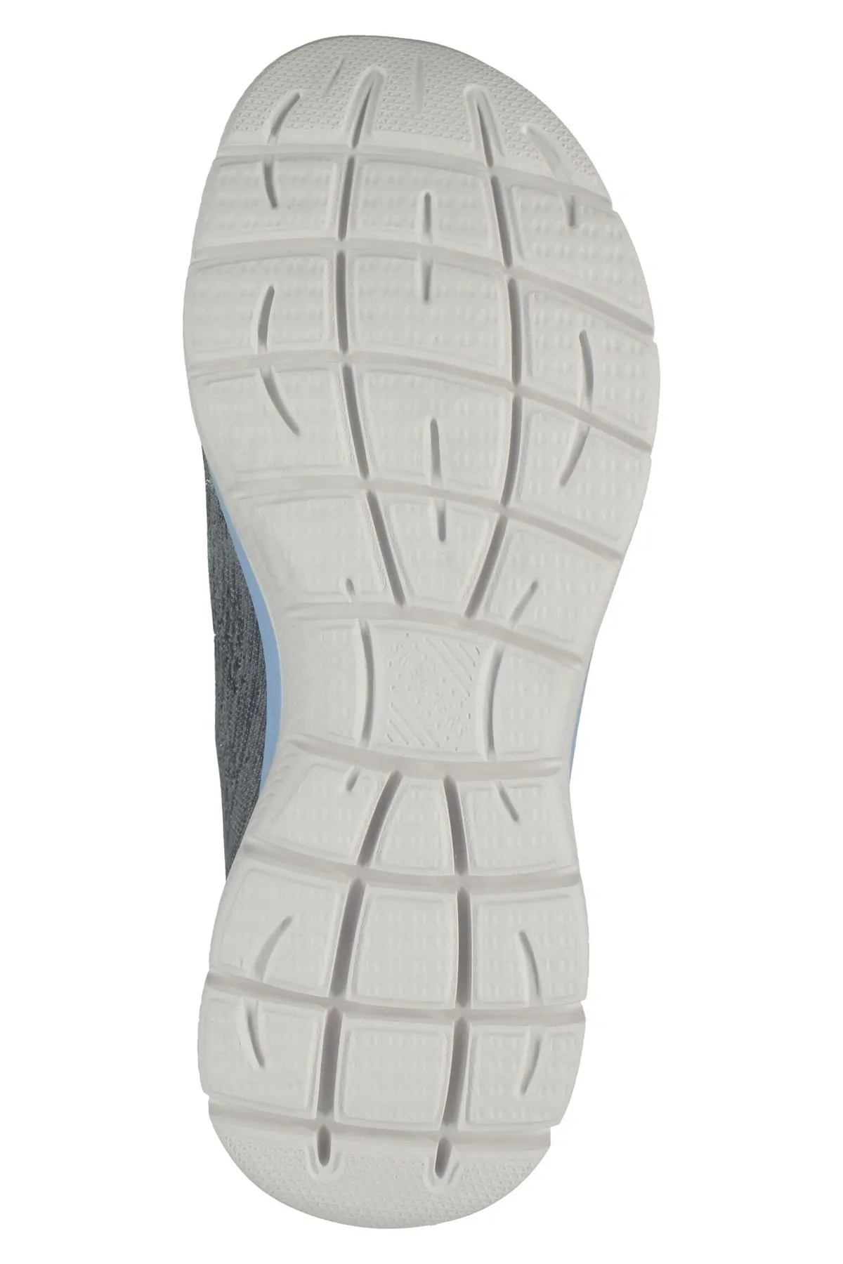 SKECHERS  Sneaker - Grau - Flacher Absatz
