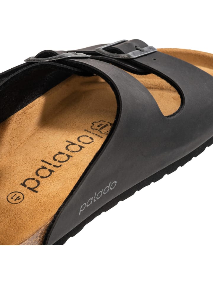 palado Pantoletten in Basic Matt Schwarz günstig kaufen