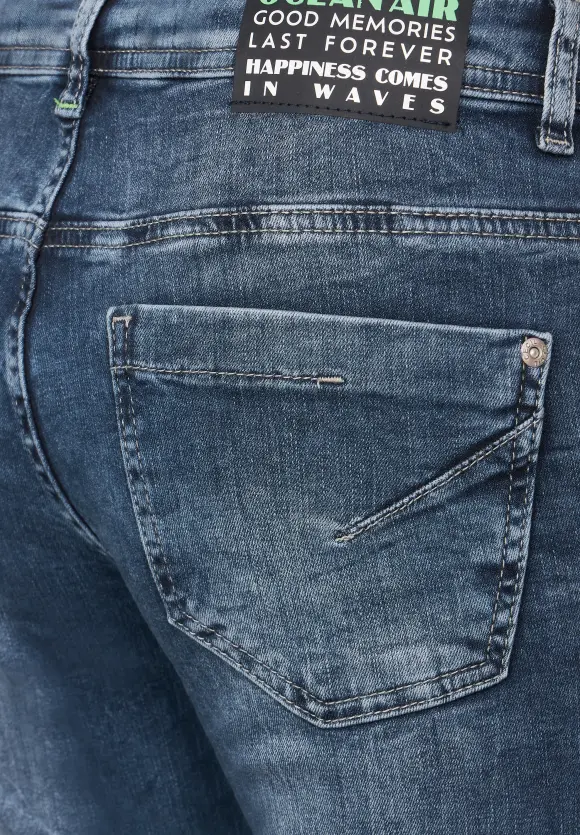 CECIL Loose Fit Jeans in 3/4-Länge