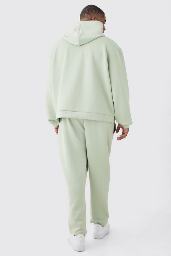 Plus kastiger Oversize Scuba Hoodie
