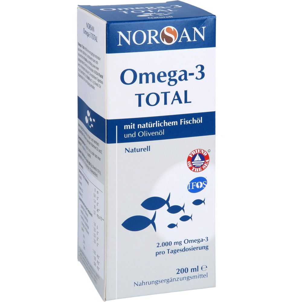 NORSAN Omega-3 Total Naturell flüssig