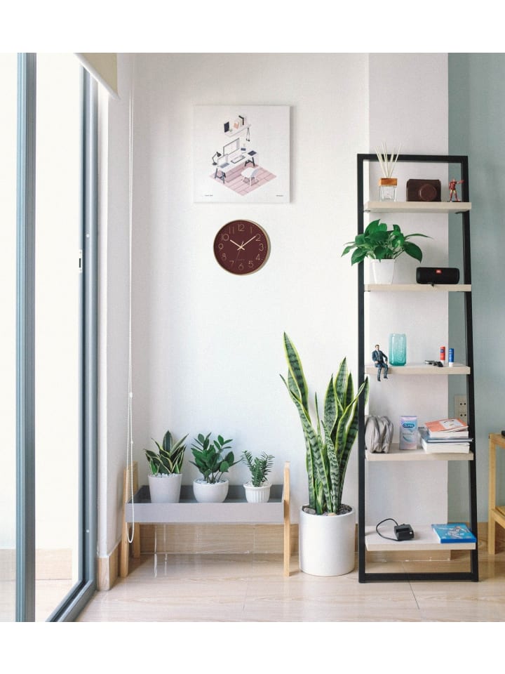 Atmosphera Créateur d'intérieur Wanduhr in rot günstig kaufen onesize