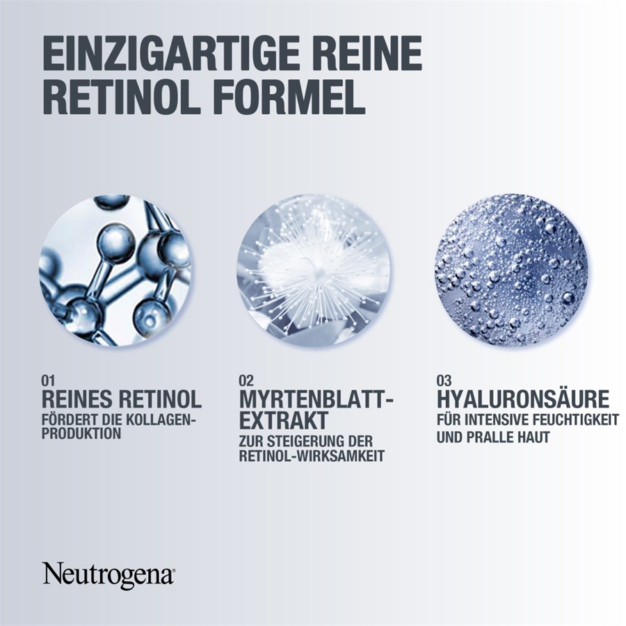 Neutrogena Retinol Boost Tagespflege LSF15 50 ml + Feuchtigkeitspflege Anti-Age Nachtcreme 50 ml