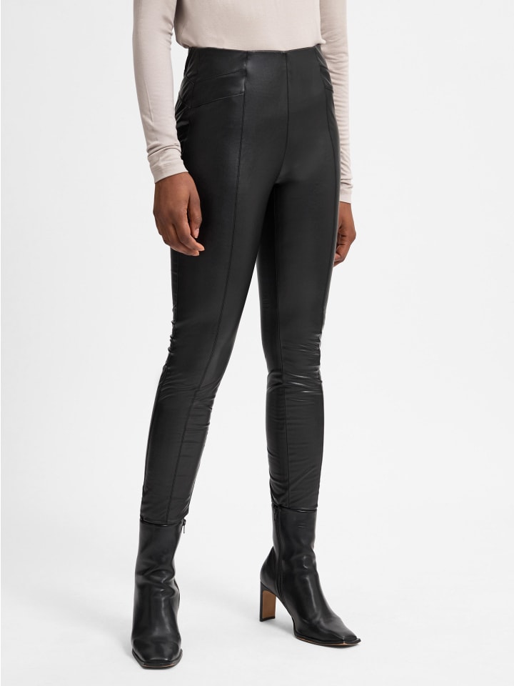 comma Leggings in schwarz günstig kaufen 46