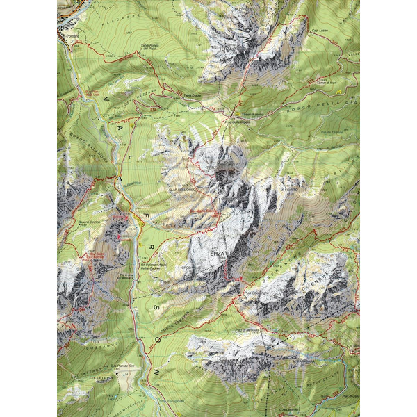 Tabacco Wandern 1 : 25 000 Sappada - San Stefano - Forni Avoltri - Wanderkarte