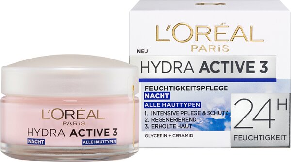 L'Oréal Paris Hydra Active 3 Alle Hauttypen Nachtcreme