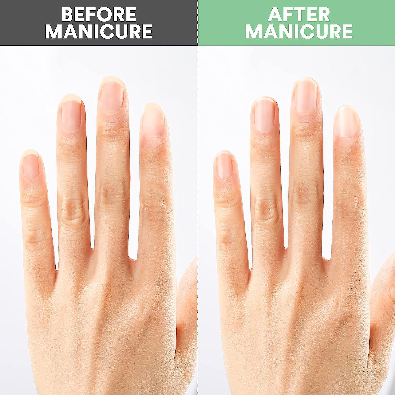 Directin Sandblatt-Nagelfeile Profi Nagelfeile Set, Nagelfeilen Set, Doppelseitige Nagel Buffer, 6 Stücke, für natürliche Nägel und Gelnägel, 6 Stücke, natürliche Manikürefeile