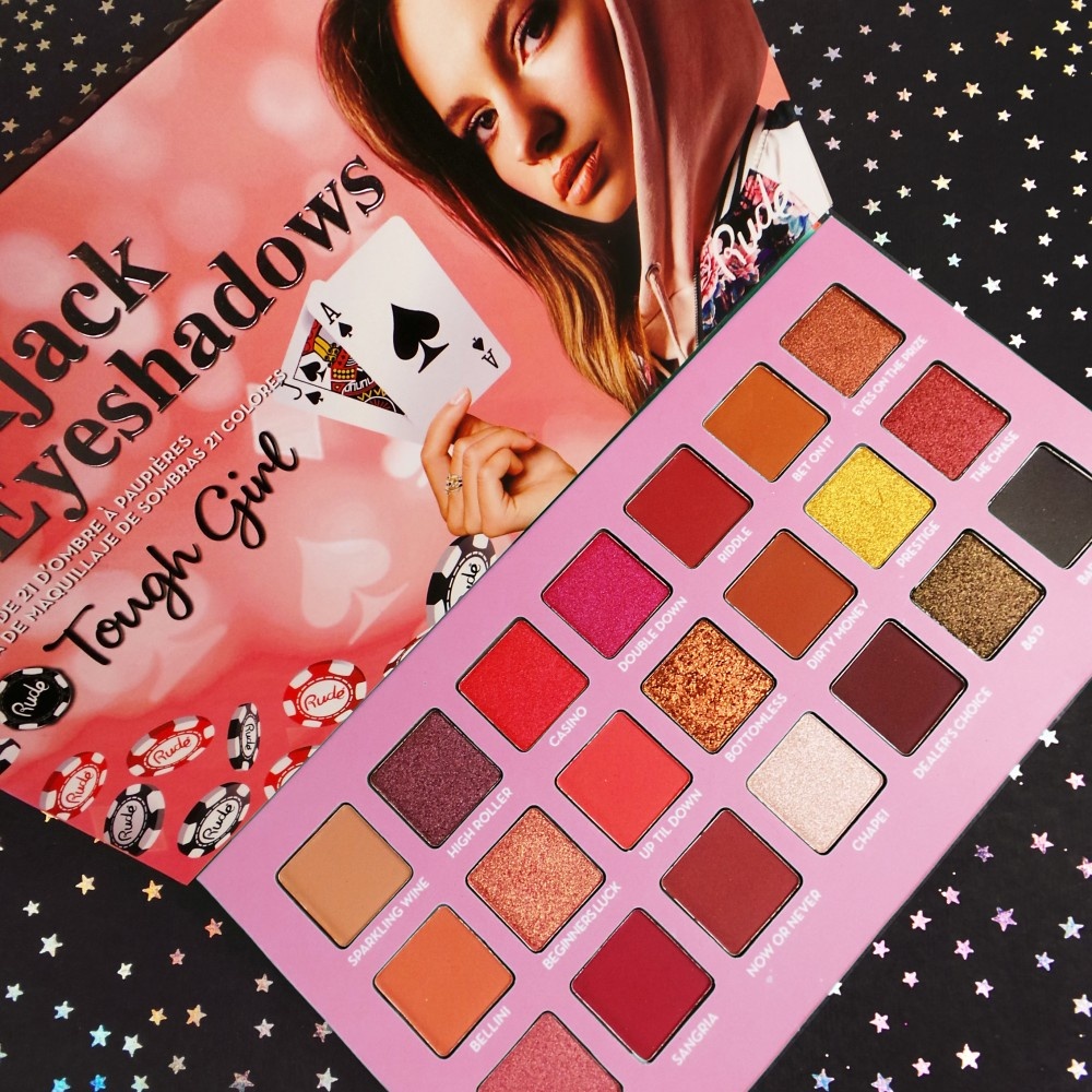 Rude Cosmetics RUDE BLACKJACK 21 Eyeshadow Palette [ Tough Girl ] Palette fard à paupières