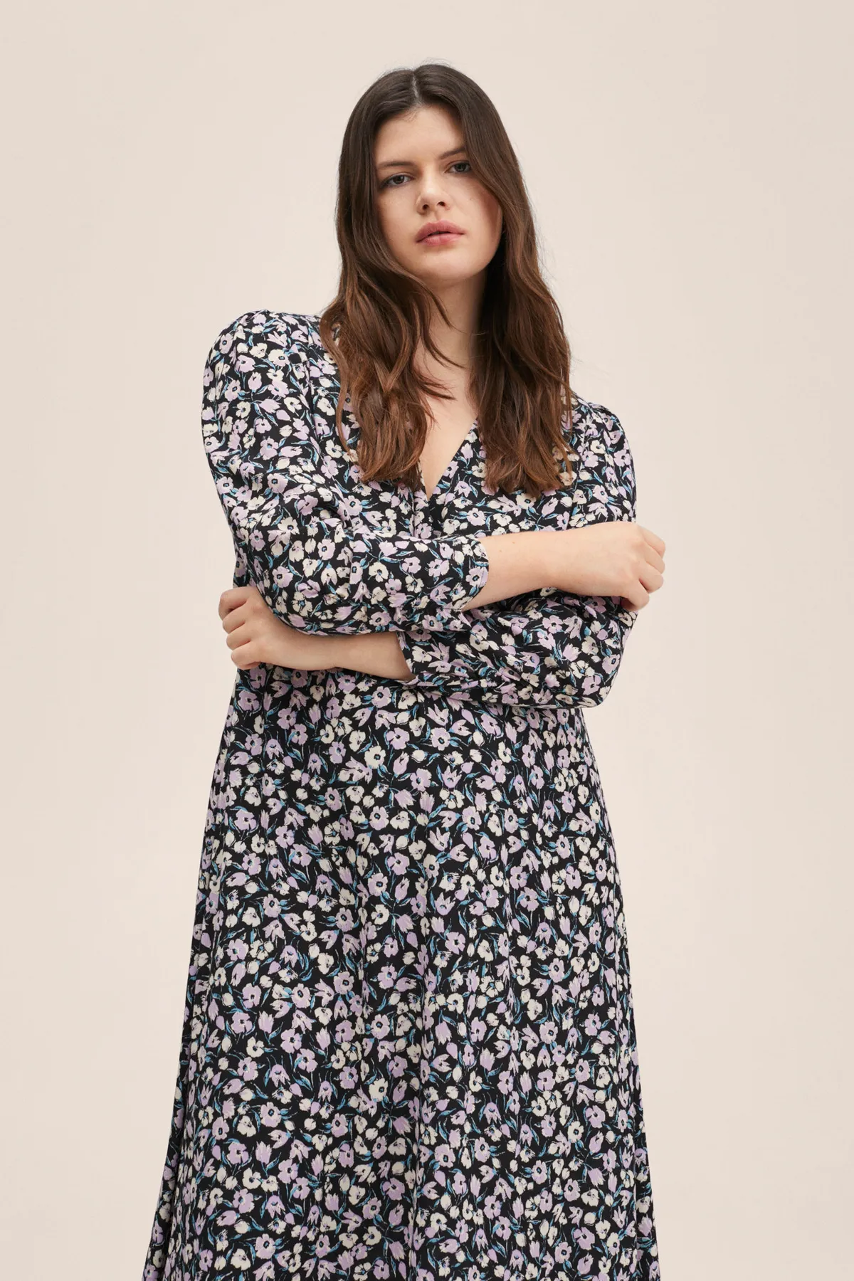 MANGO  27004016 Kleider und Overalls Hell/Pastelllila
