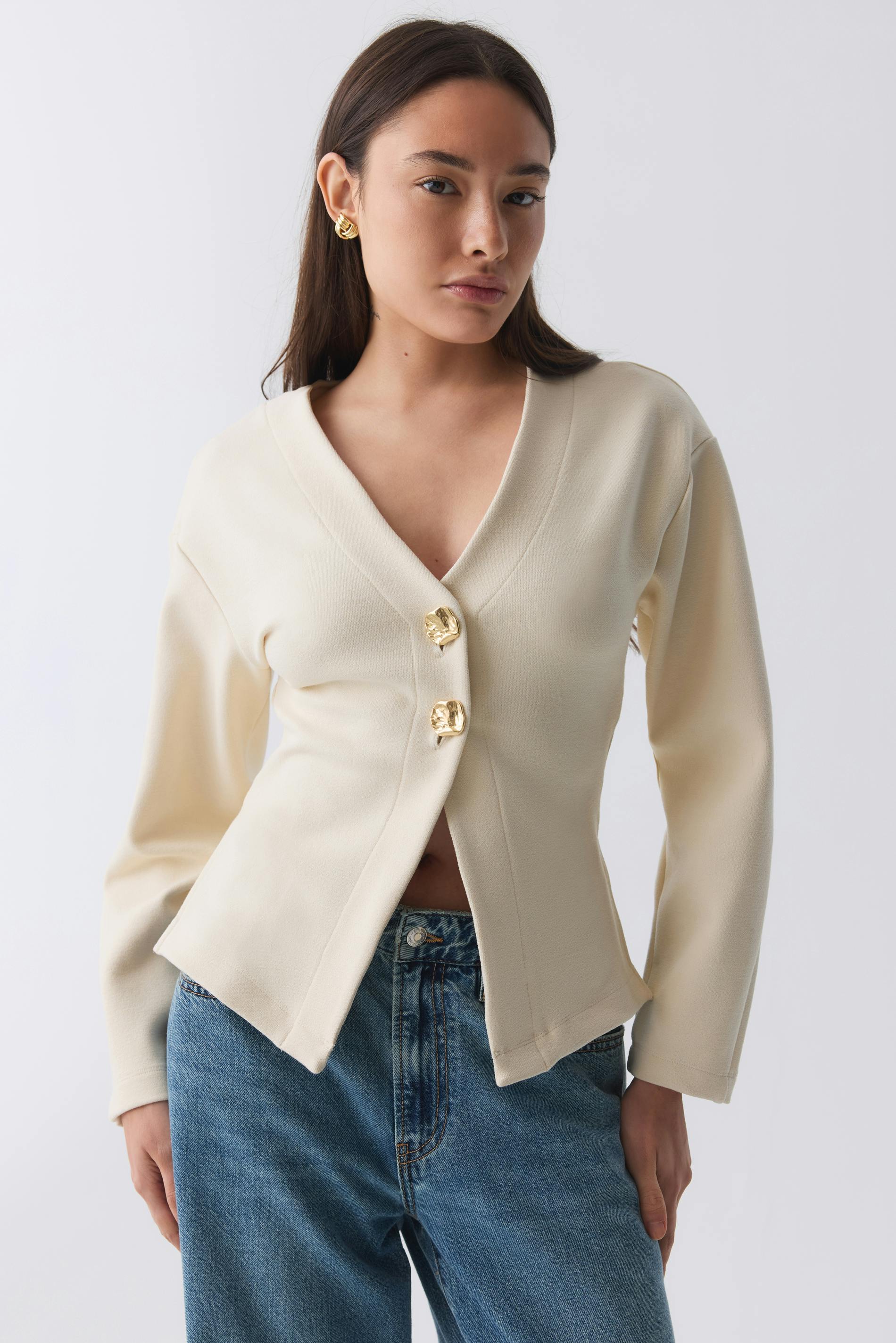 Button cardigan