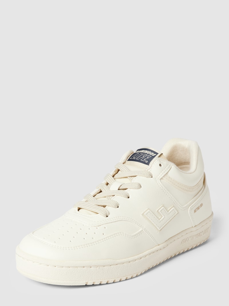 Sneaker mit Label-Details Modell 'RETRO 90s' in weiß