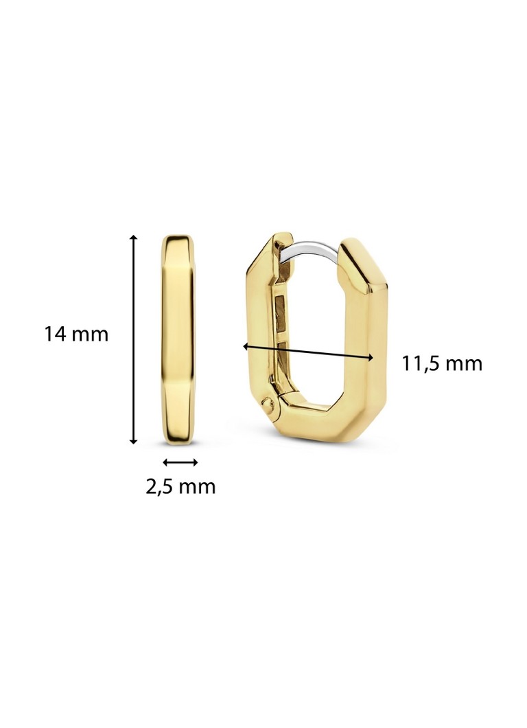 TI SENTO - Milano  Oorringen verguld 7929SY_H