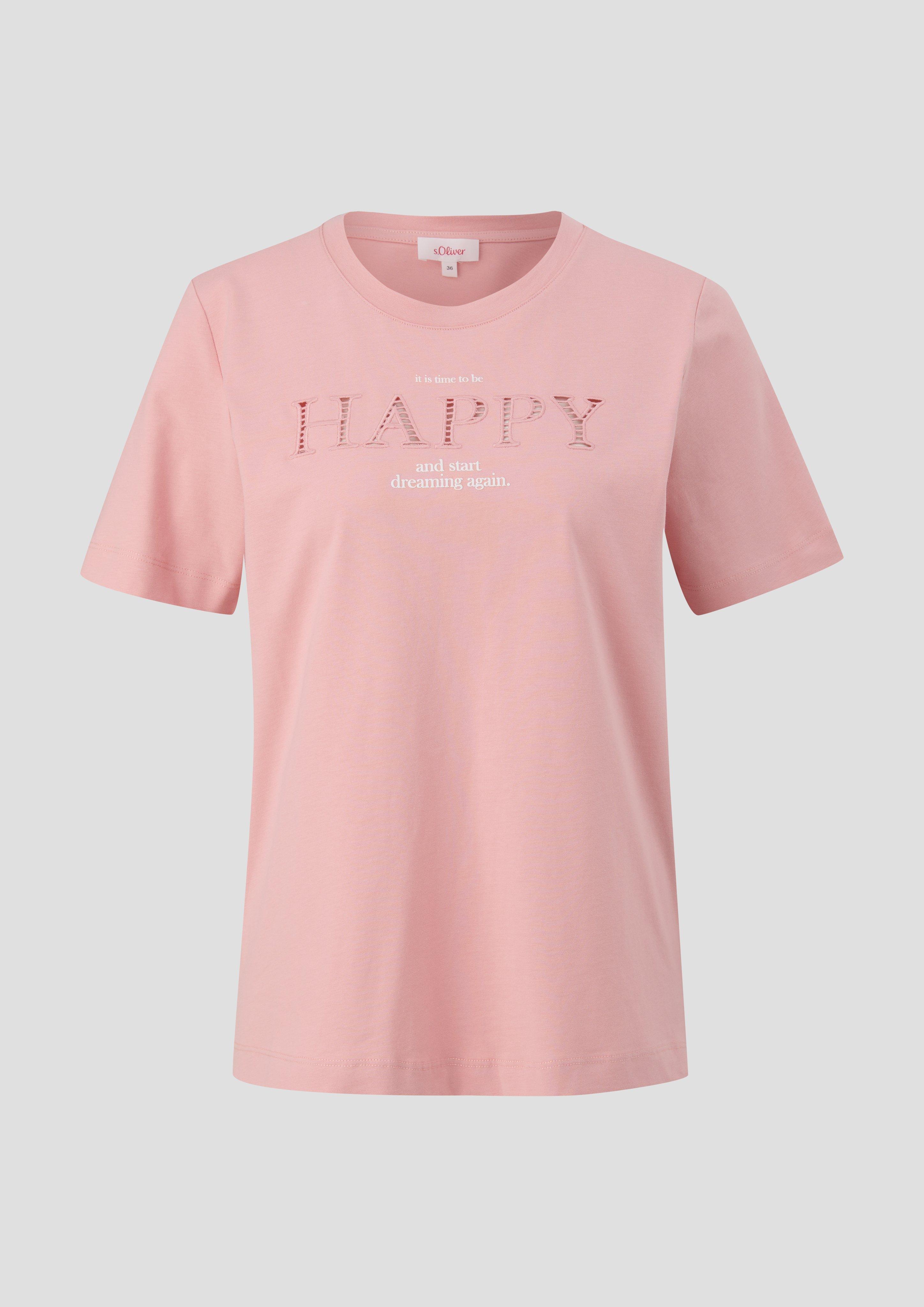 T-Shirt mit Frontprint  2144448-42D0