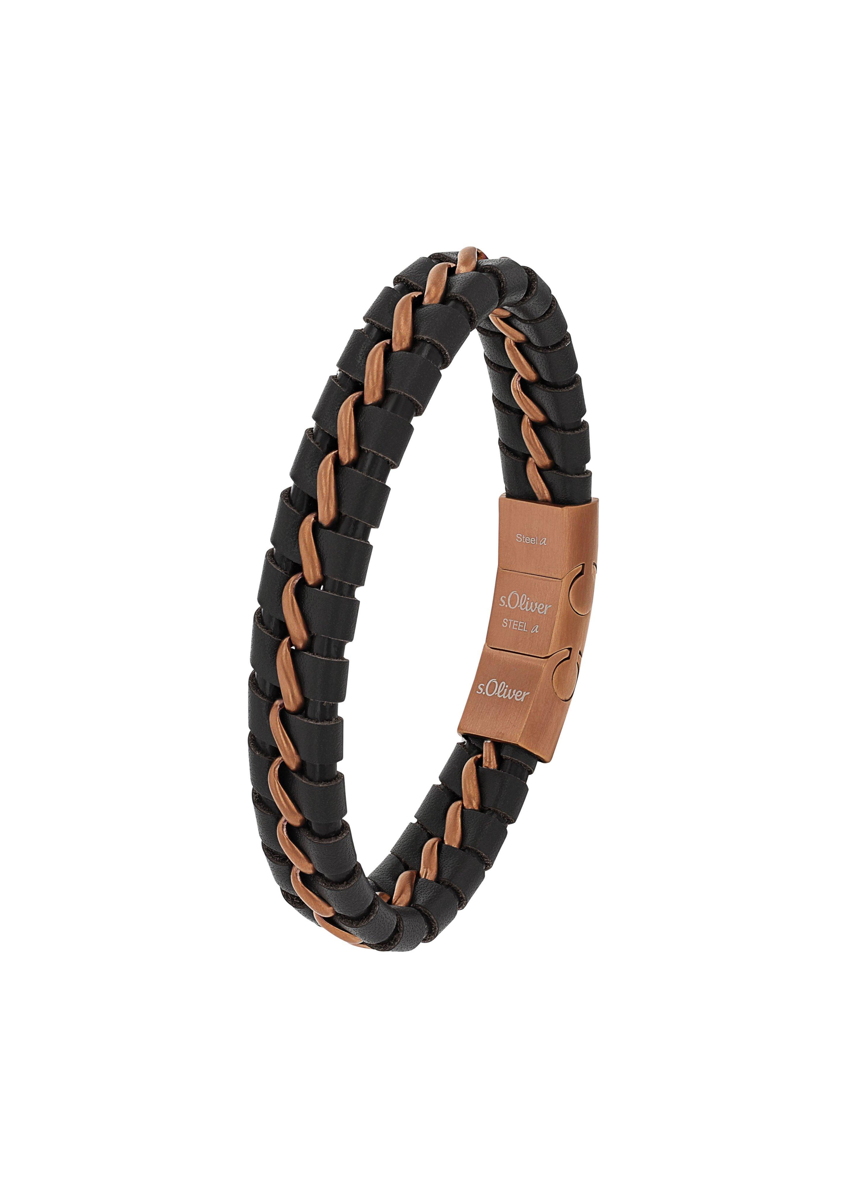 Geflochtenes Lederarmband  6009621-85B0