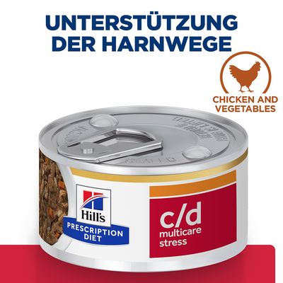 Hill's Prescription Diet c/d Multicare Stress Urinary Care mit Huhn