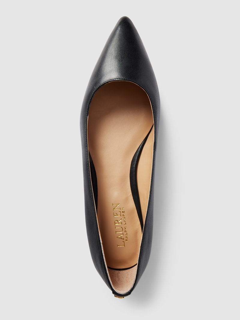 Ballerinas in spitz zulaufender Form Modell 'LONDYN' in schwarz
