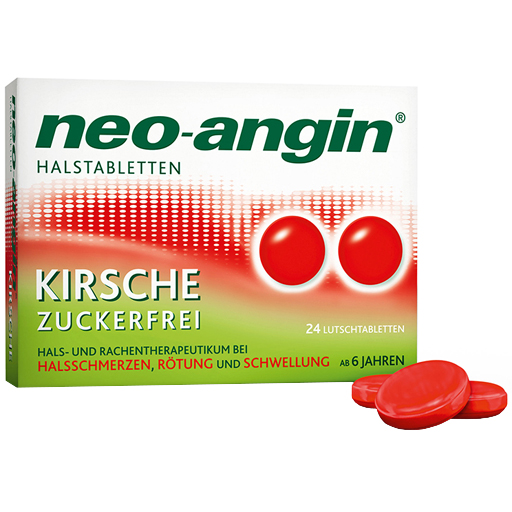 NEO-ANGIN Halstabletten Kirsche  24 St  Lutschtabletten
