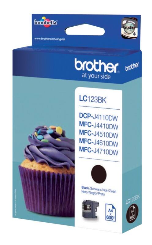 Brother LC123 Original Tintenpatrone Schwarz