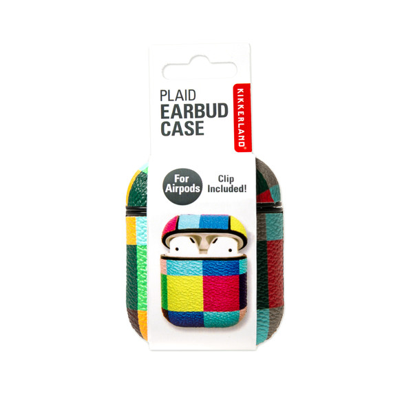 PLAID EARBUD CASE ASST - Etui