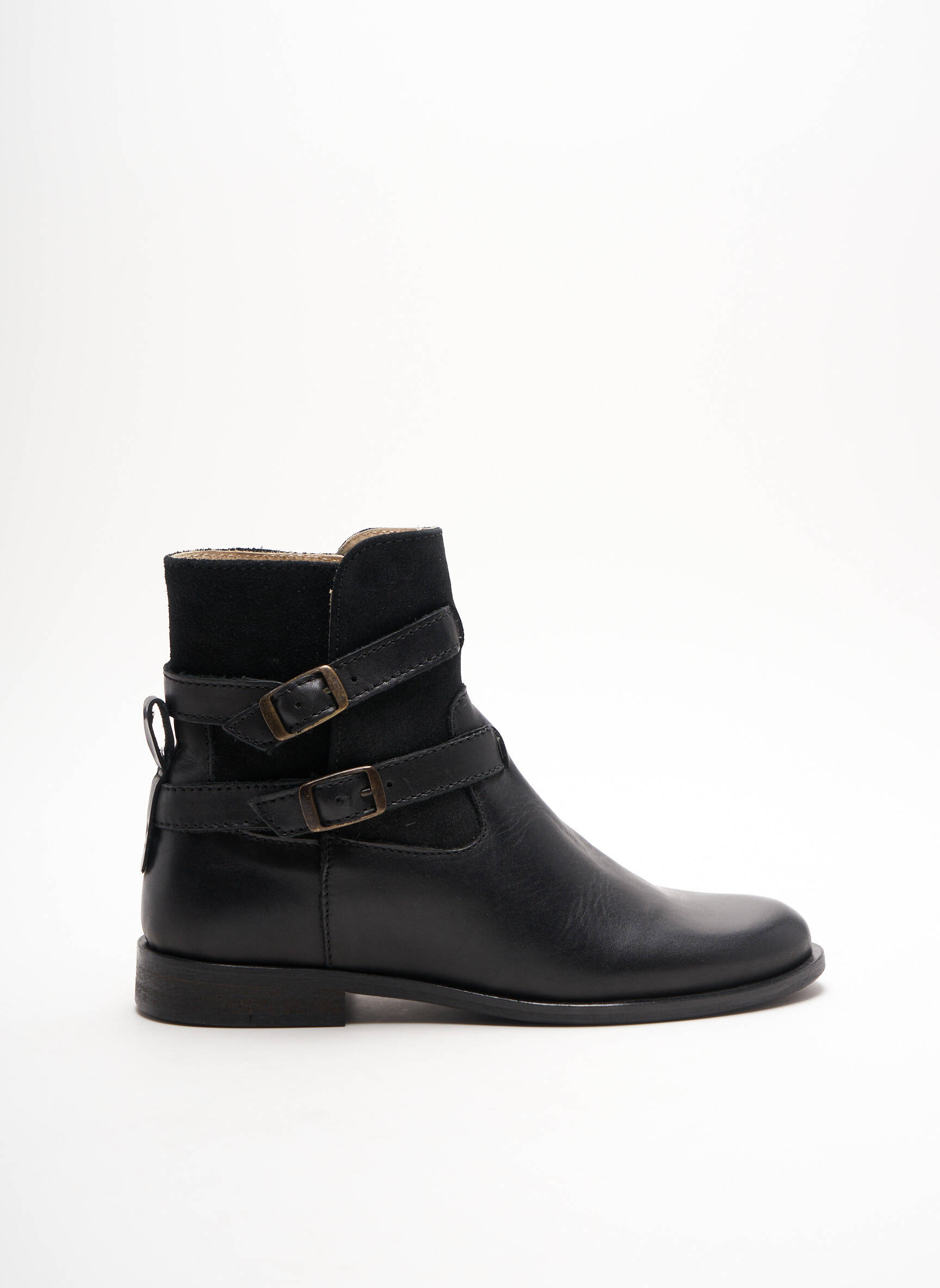 M Moustache Bottines Femme couleur noir