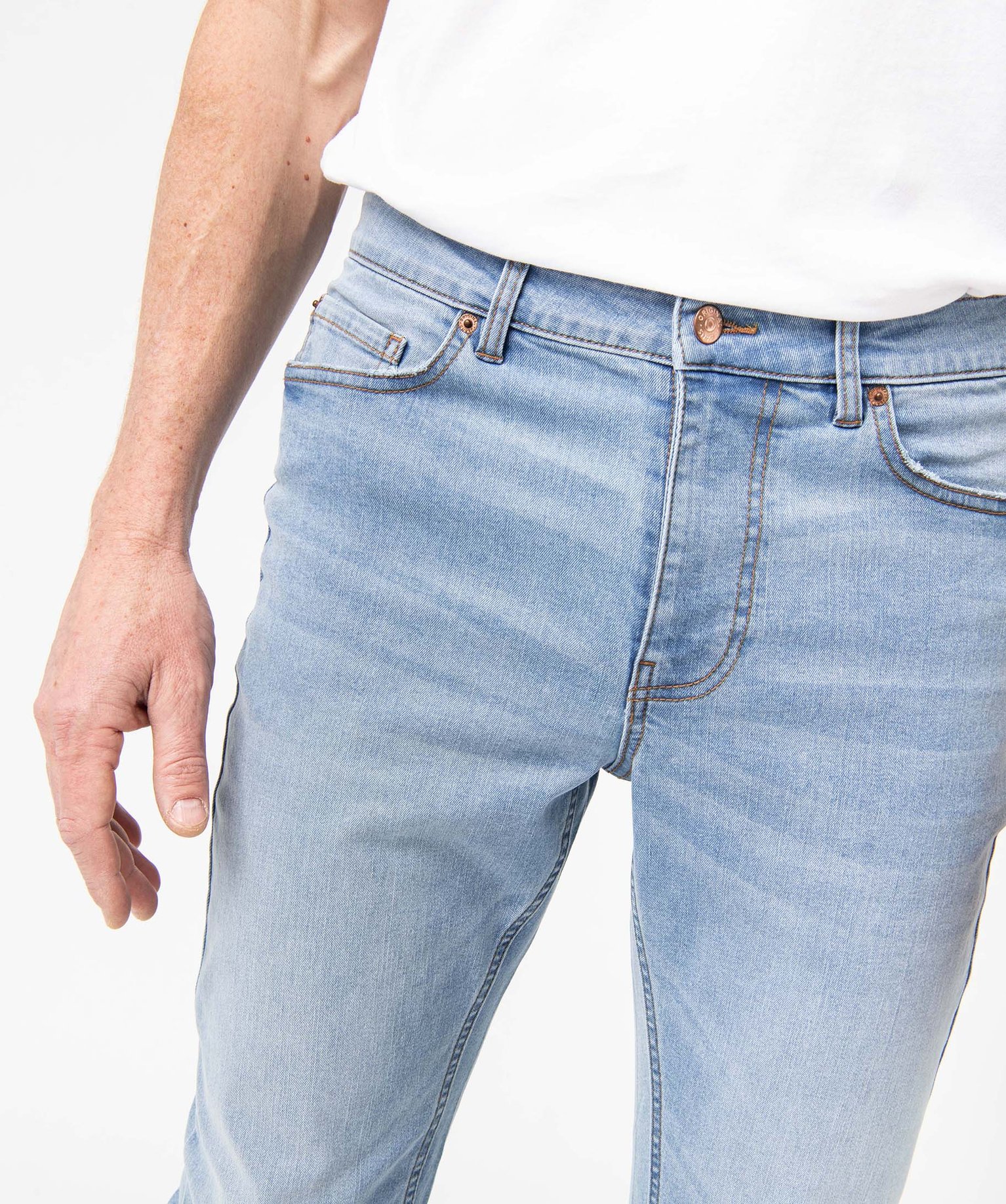 Jean homme écoresponsable coupe slim stone | GEMO