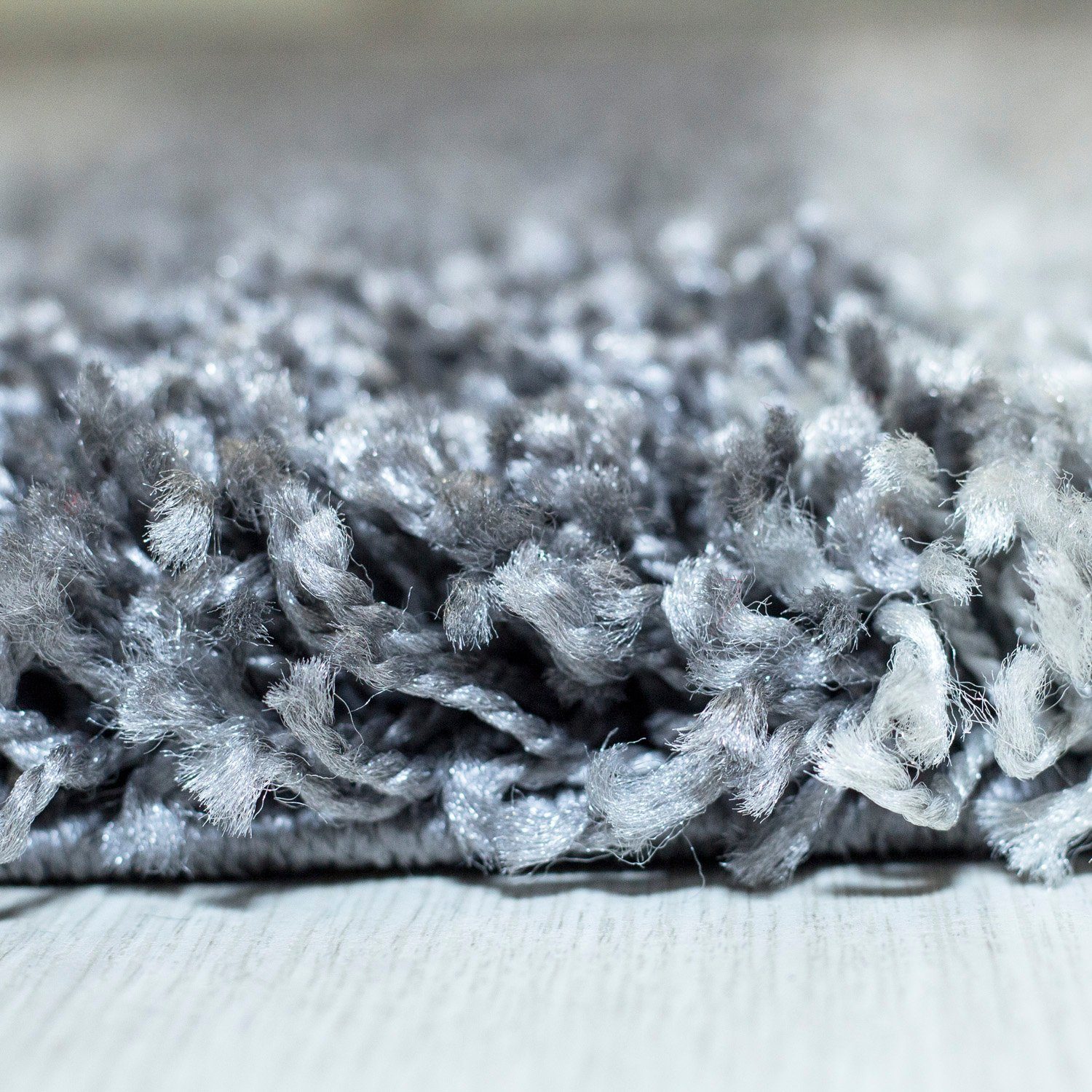 Hochflor-Teppich Kariert Design, Carpetsale24, Läufer, Höhe: 30 mm, Teppich Kariert Design Teppich im modern Stil Teppich Wohnzimmer