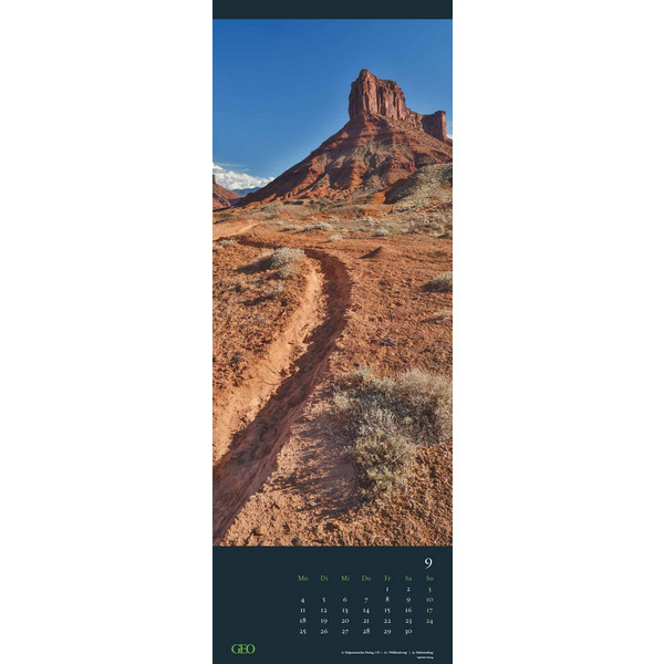 GEO WEGE 2024 - WAND-KALENDER - REISE-KALENDER - Kalender