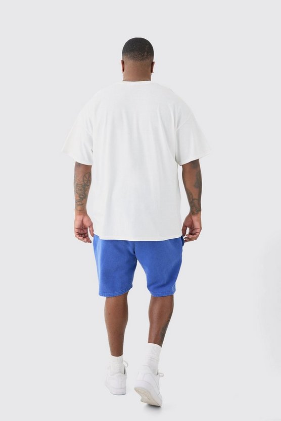 Plus T-Shirt und Shorts mit Brooklyn-Print