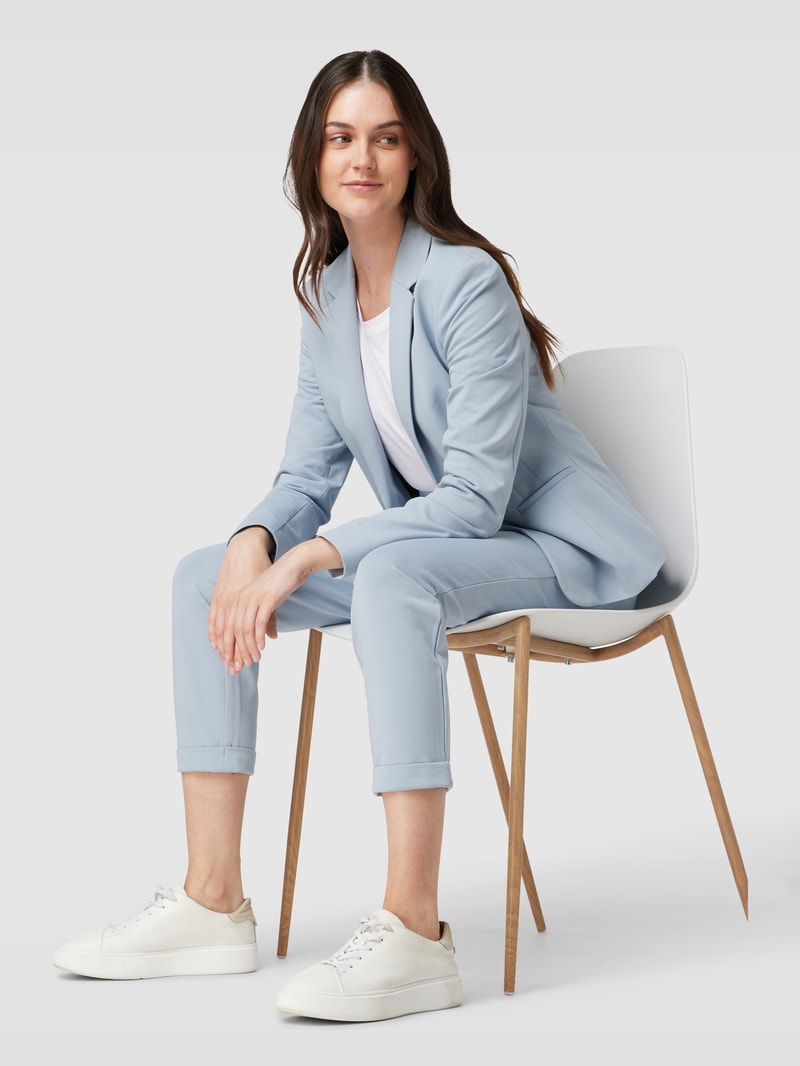Blazer mit Reverskragen in rauchblau
