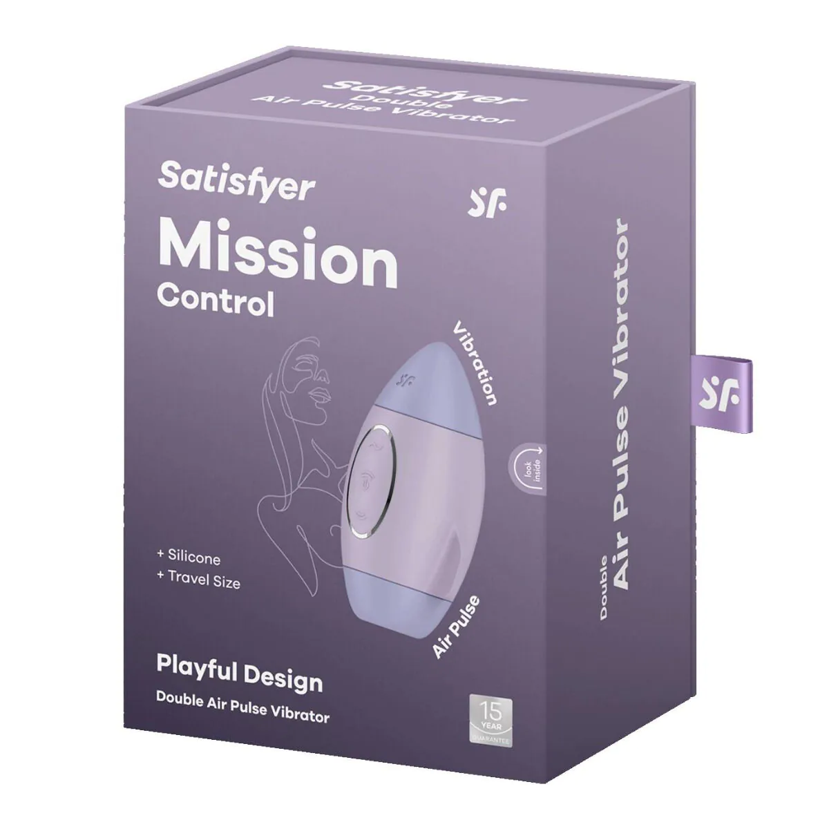 Satisfyer Mission Control Violet - klitorismassager 1 stk.