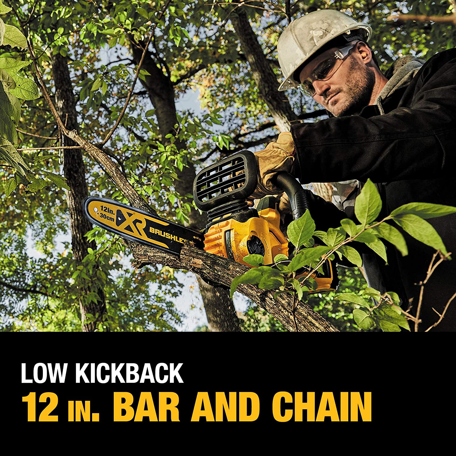 DEWALT 20V MAX XR CHAINSAW, 12-INCH, TOOL ONLY (DCCS620B)