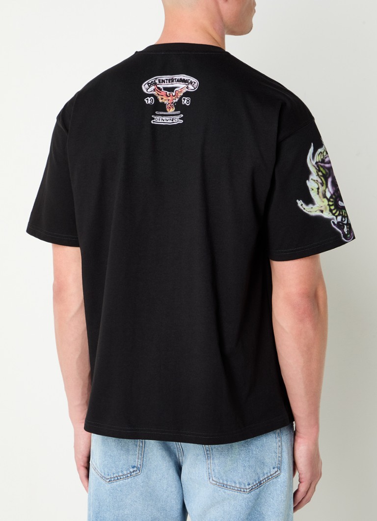 Tricou Diesel T-Boxt-Q22 cu imprimeu dublu pe spate