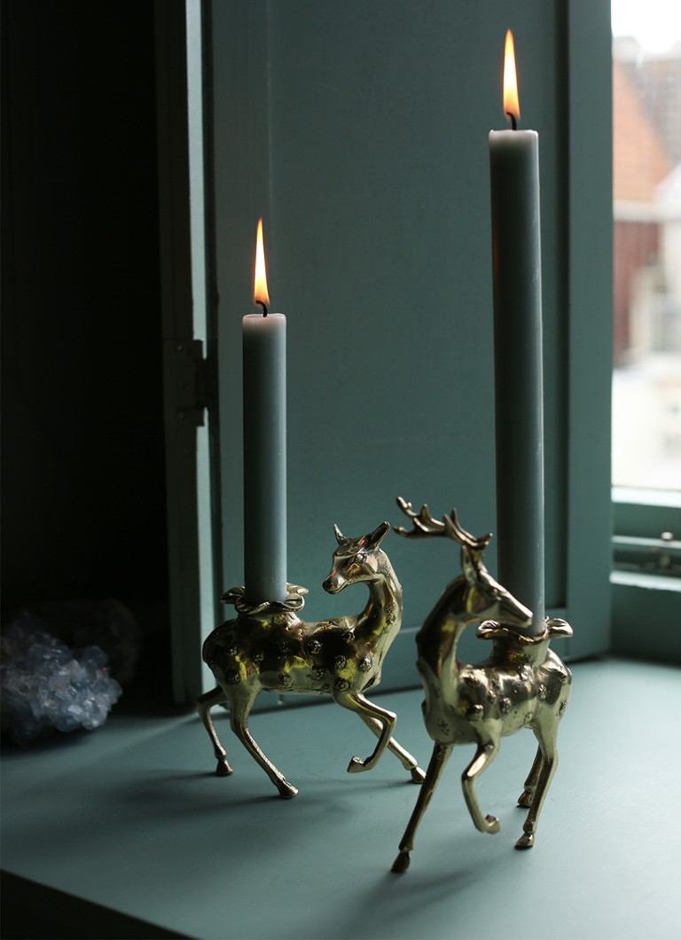 Sada 2 svícnů Doing Goods Lovely Deer
